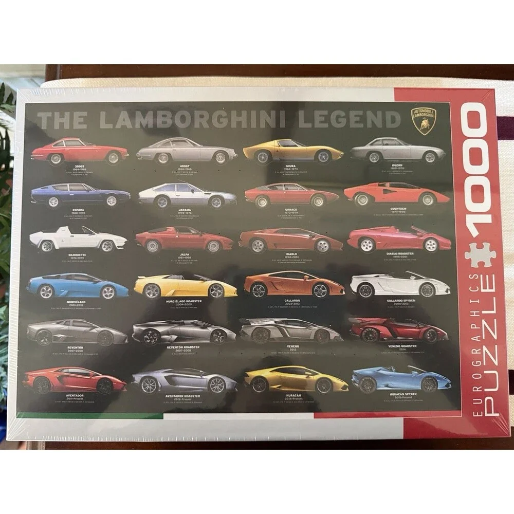 1000 Pc Puzzle Eurographics The Lamborghini Legend 1000 Piece Puzzle NEW SEALED